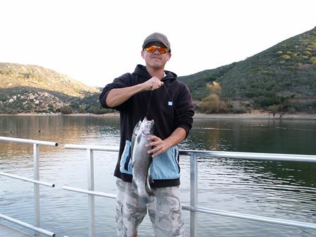 Roy Migita Clairemont 2 trout Pier 1 crankbait, 1 panther martin 12-3-15.jpg